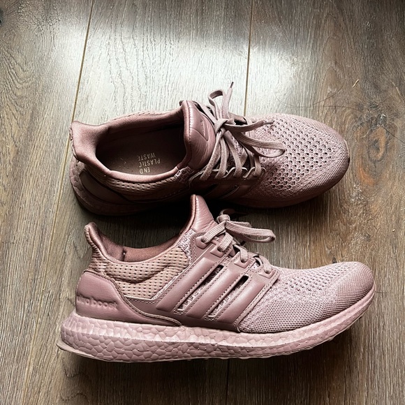 Adidas Pink Ultra Boost Athletic Shoes with Boost Cushioning - Picture 1 of 4